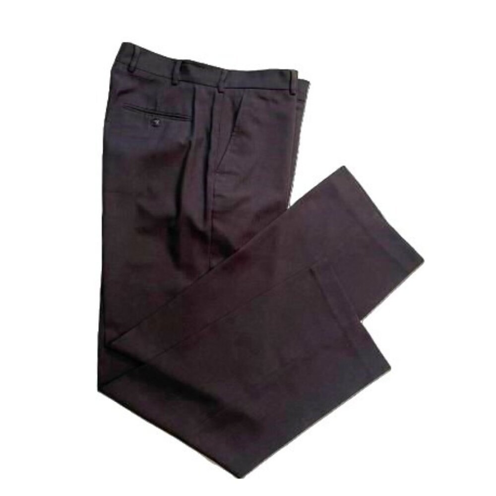 Men's Perry Ellis Dark Brown Dress Pants - Size 36 x 34